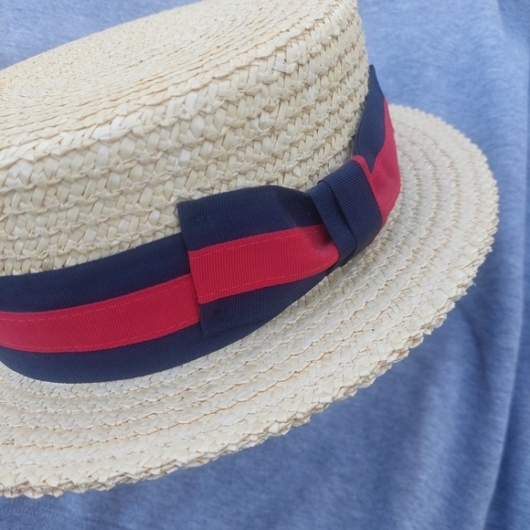 SCALA Pronto Men's Braided Liachow Boater Hat Excellent Condition - Picture 1 of 6